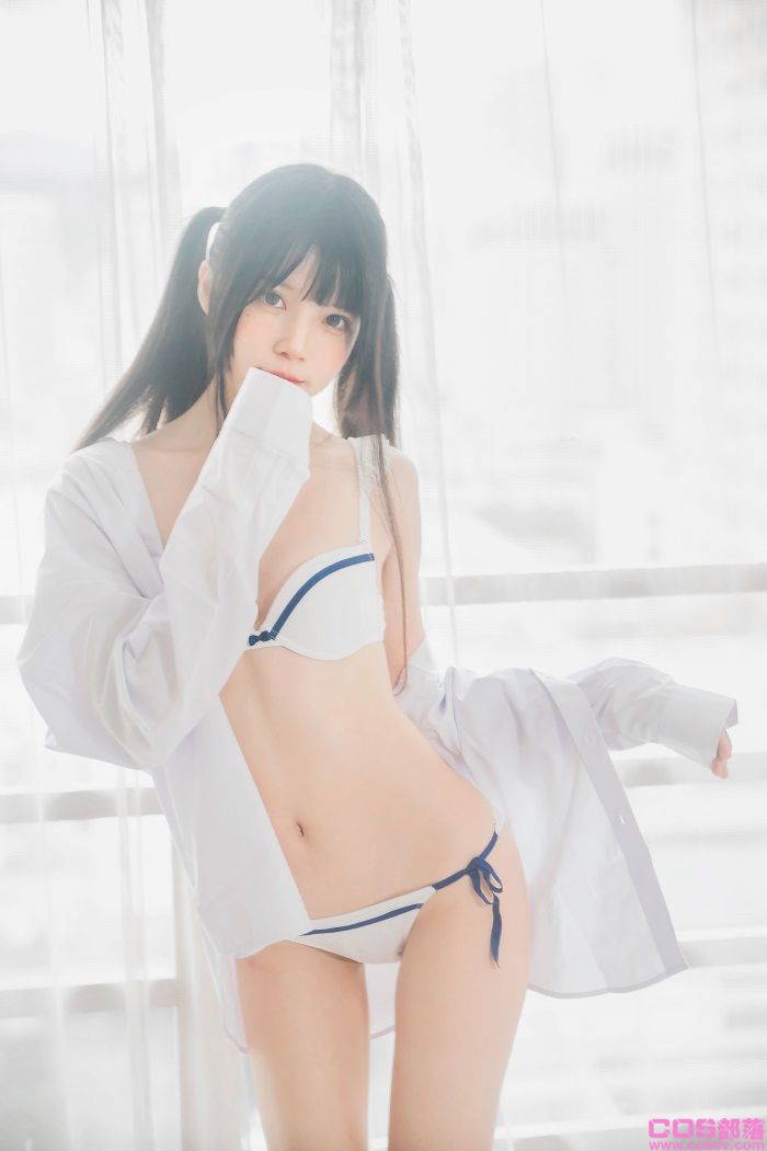 罗利风COS 桜桃喵 – 白衬衫双马尾【47P/146MB】(图2)