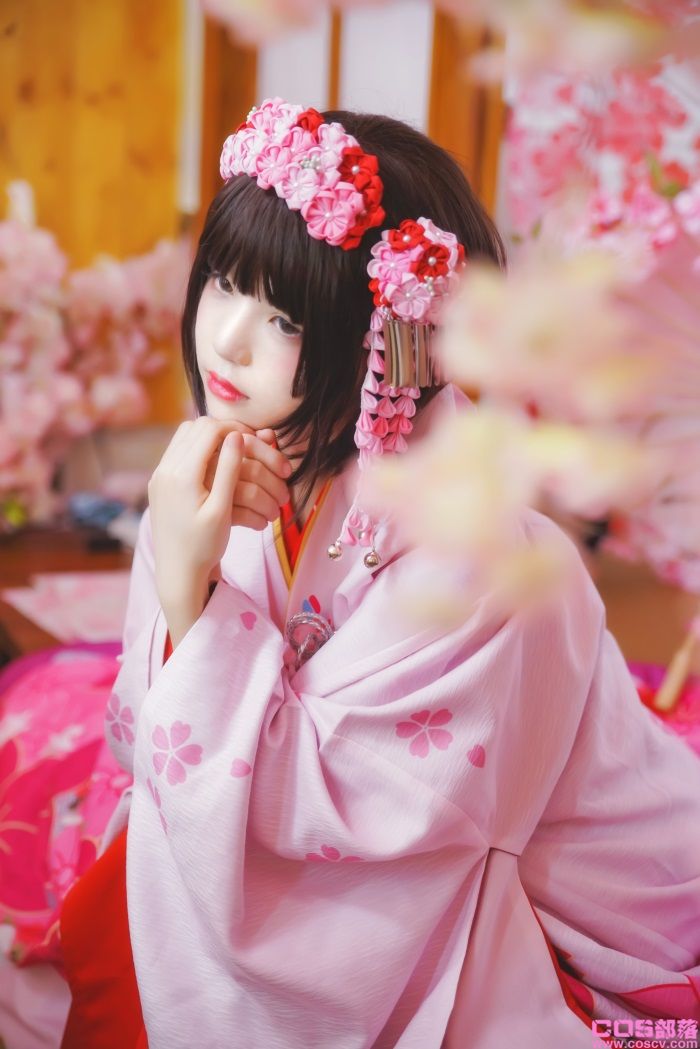 罗利风COS 桜桃喵 – 加藤惠系列之和服【23P/368MB】(图2)
