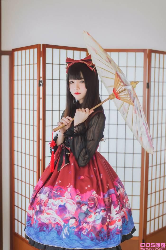 罗利风COS 桜桃喵 - 和风lolita【22P/162MB】(图2)