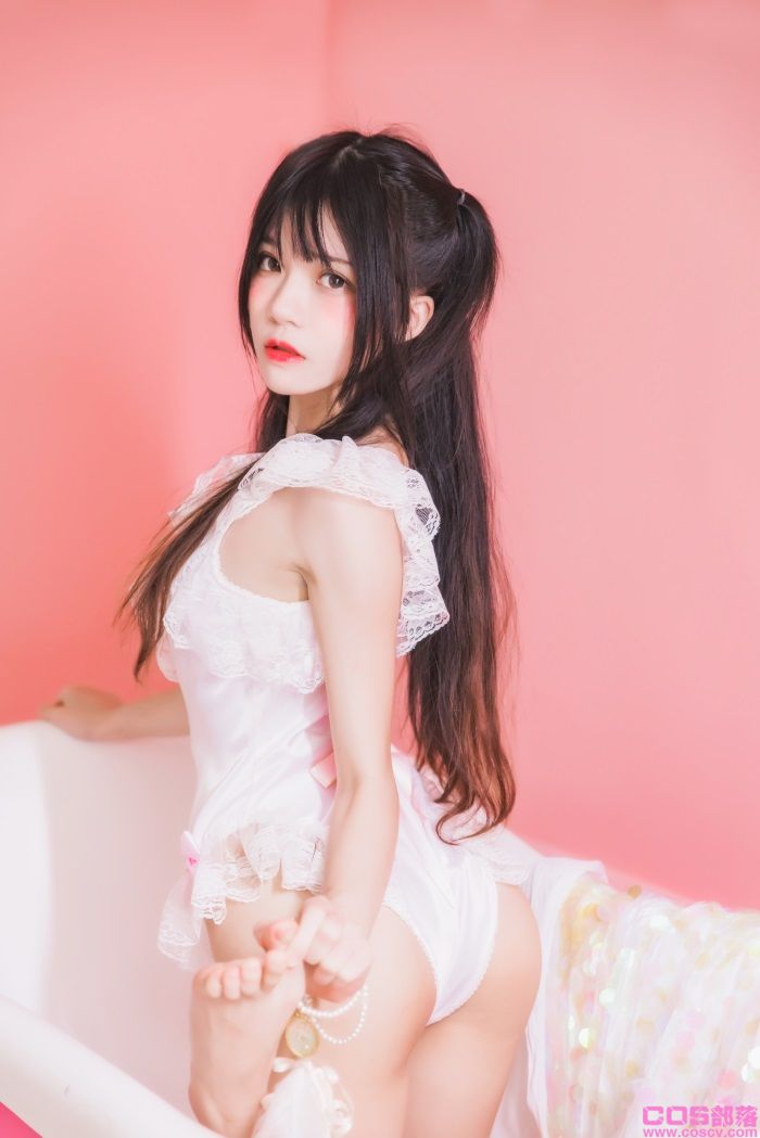 罗利风COS 桜桃喵 - 冬眠系列-粉色浴缸【57P/719MB】(图2)