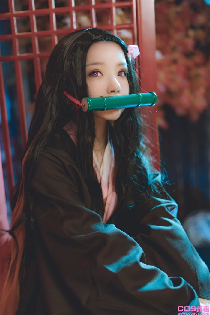 人气动漫Coser@桜桃喵 - 灶门祢豆子【21P/528MB】(图3)