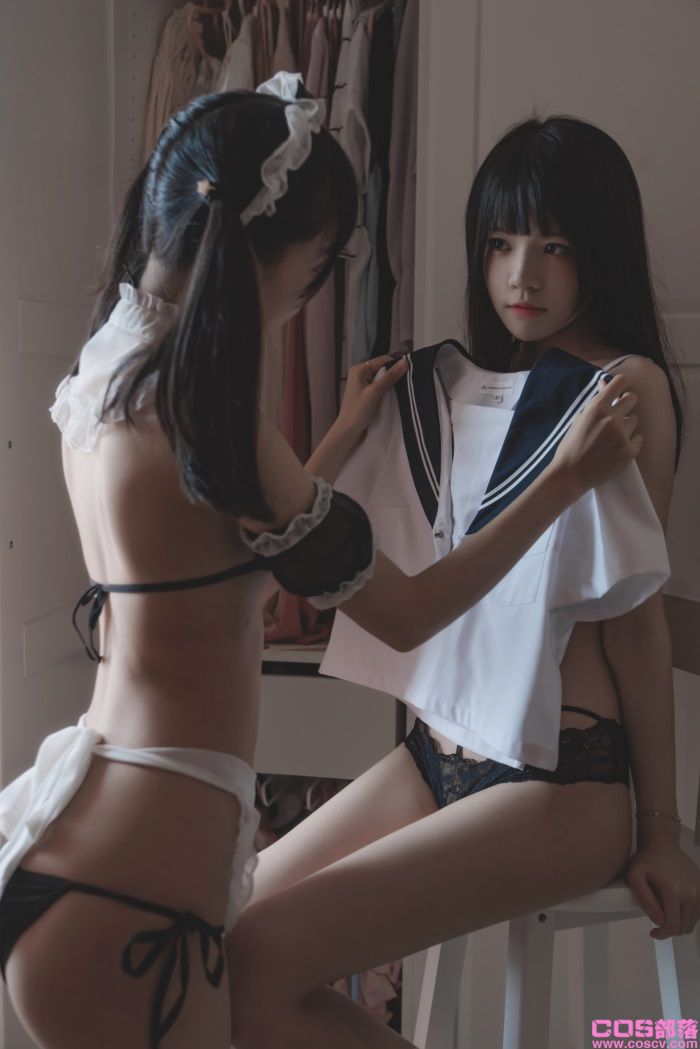 人气Coser@桜桃喵&木绵绵OwO - 皆(制服×妹抖)【33P/590MB】(图2)