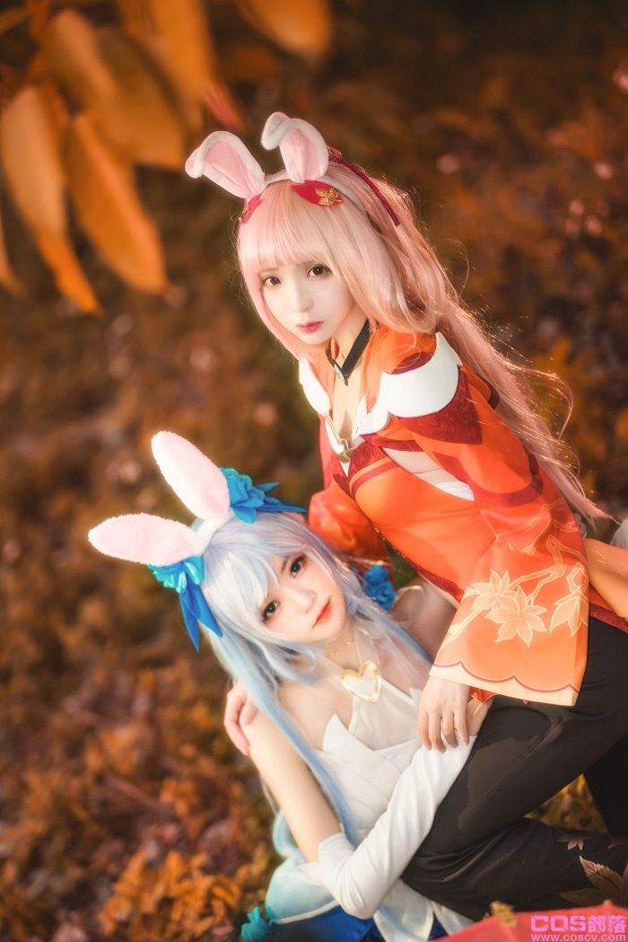 人气Coser@桜桃喵&疯喵ss - 双人公孙离【16P/334MB】(图2)