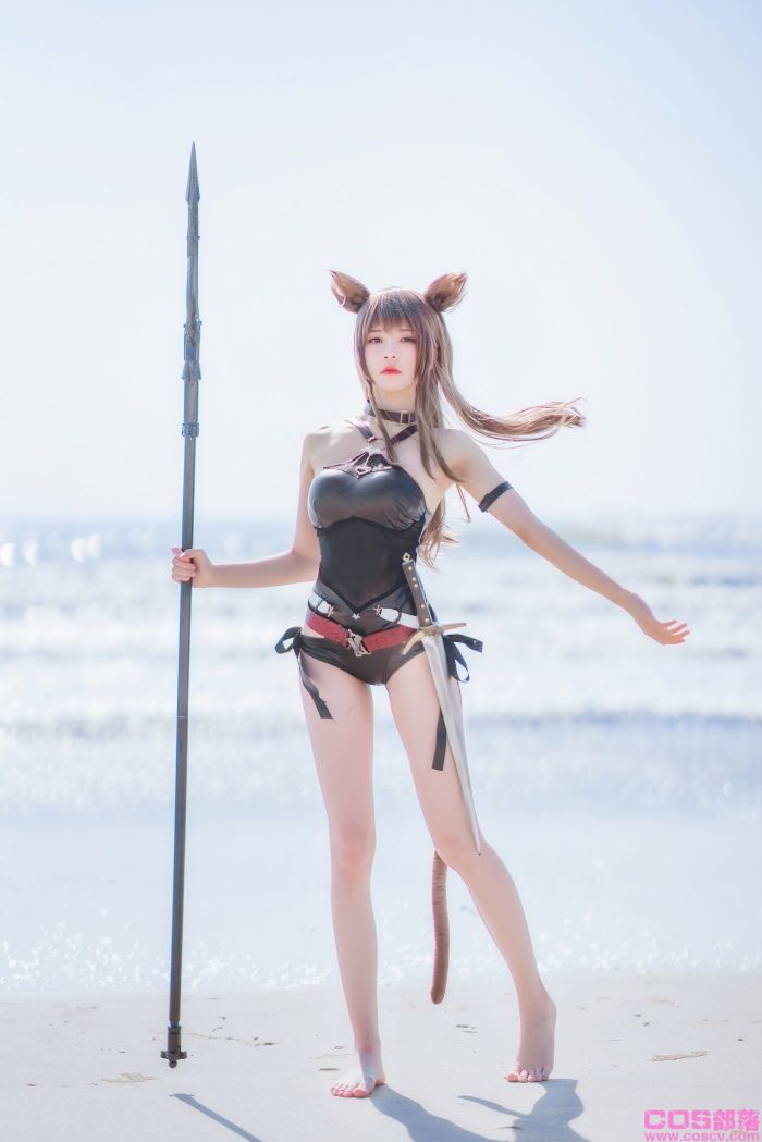 人气Coser@桜桃喵 天火泳衣【25P/351MB】(图2)