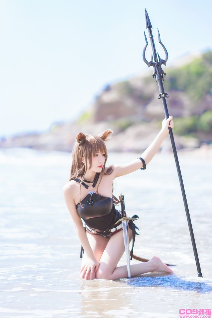 人气Coser@桜桃喵 天火泳衣【25P/351MB】(图3)
