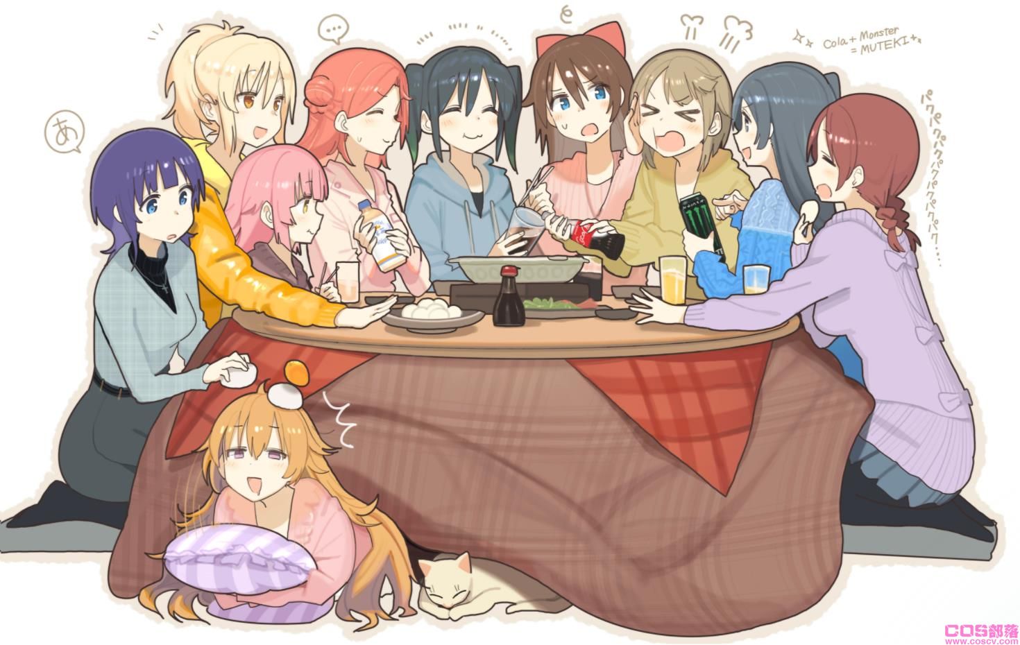 [Pixiv精选]把人变成废柴的温暖♡被炉插画特辑(图2)