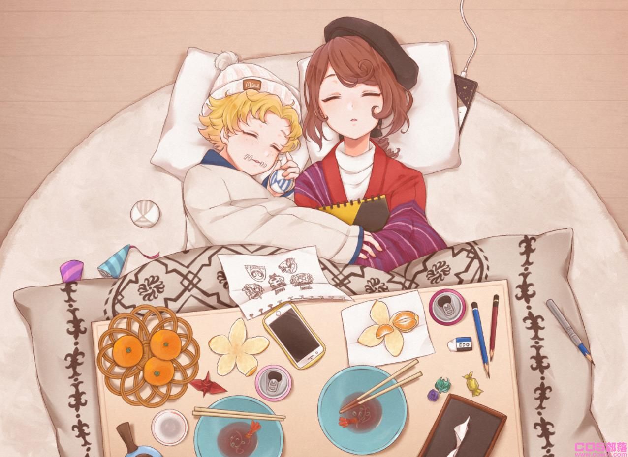 [Pixiv精选]把人变成废柴的温暖♡被炉插画特辑(图5)