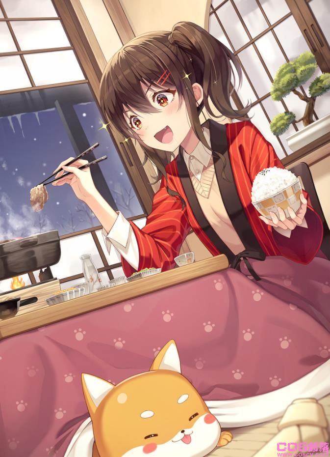[Pixiv精选]把人变成废柴的温暖♡被炉插画特辑(图11)