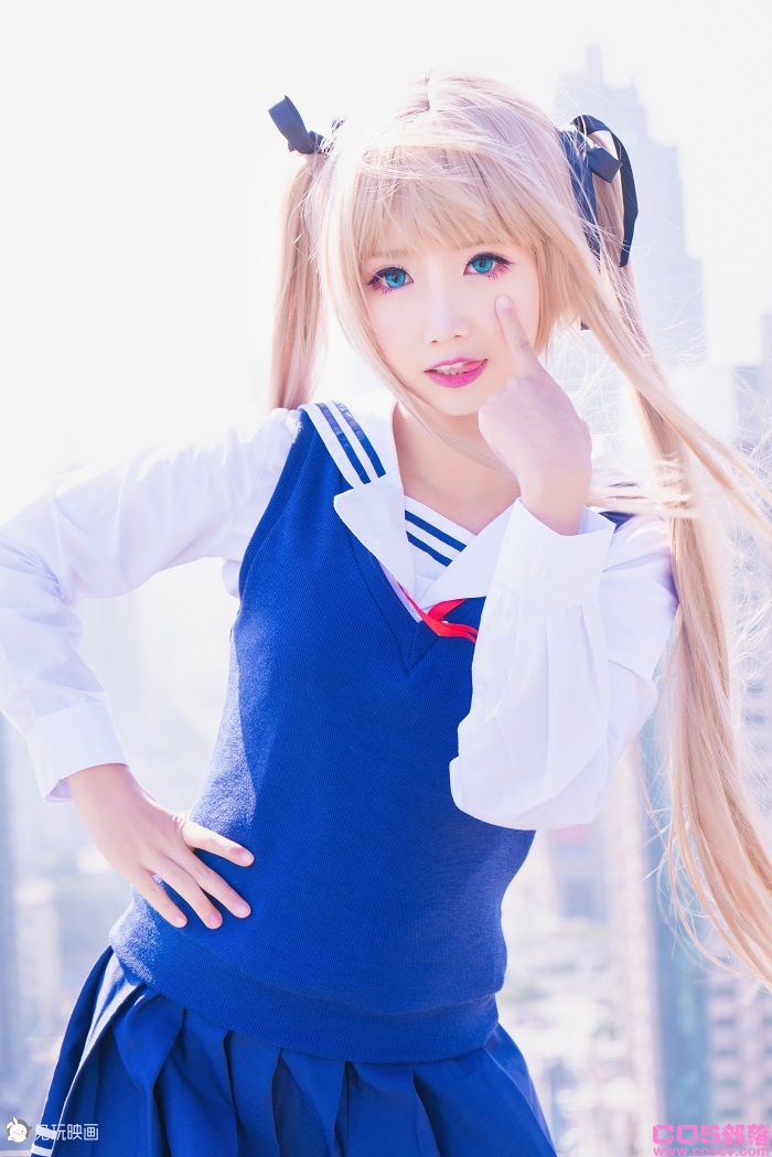 网紅Coser@面饼仙儿 – 双马尾COS【41P/1.45GB】(图2)