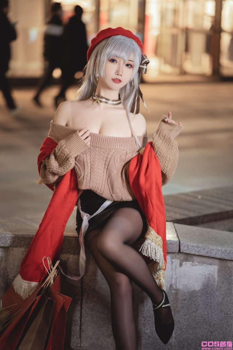 人气动漫Coser@面饼仙儿 圣诞贝法【17P/275MB】(图2)