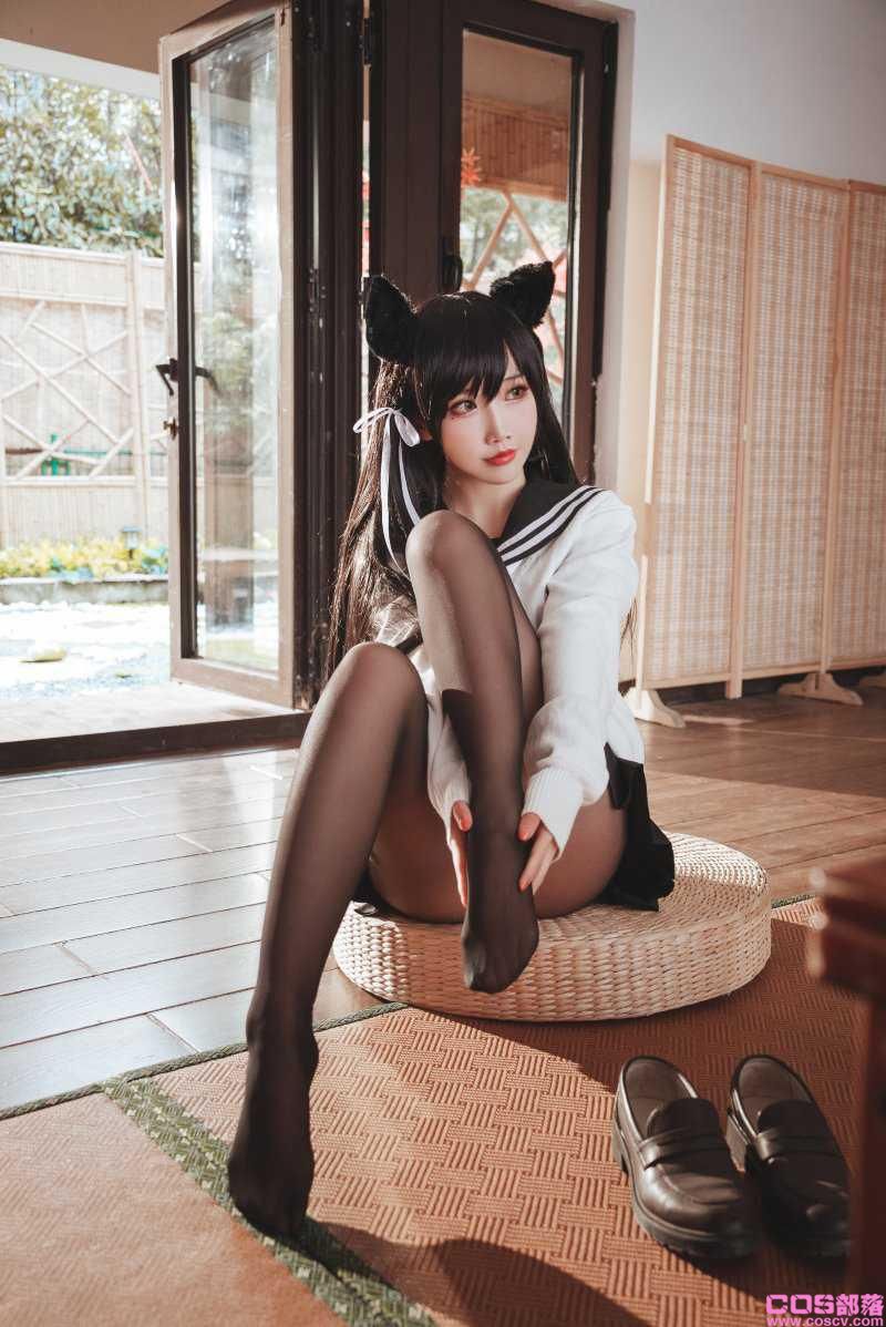 人气动漫Coser@面饼仙儿 爱宕JK2【47P/1V/528MB】(图2)
