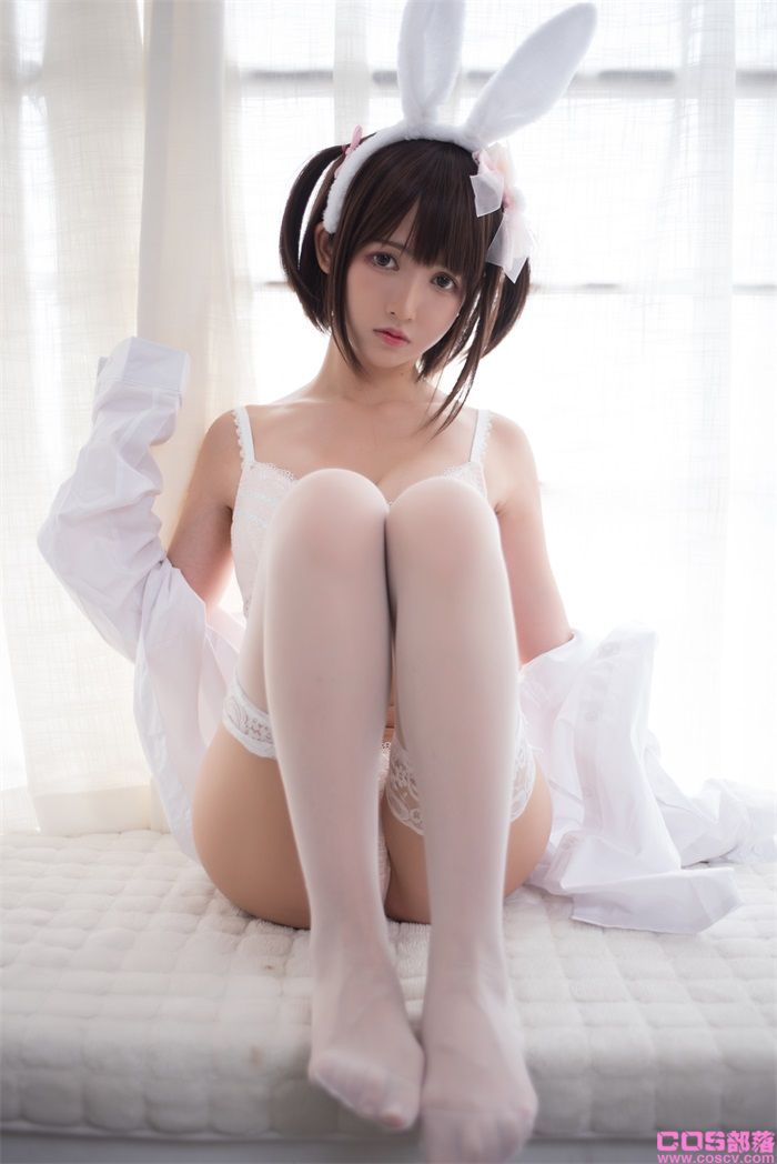 网紅Coser@鳗鱼霏儿 - 兽耳 白色雷丝情趣【17P/172MB】(图2)