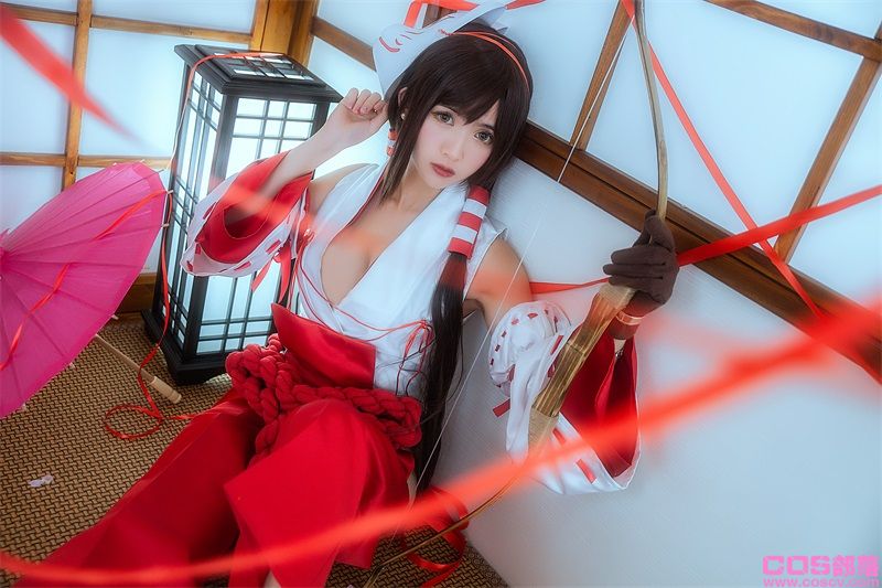 网紅Coser@鳗鱼霏儿 - 巫女【19P/142MB】(图2)