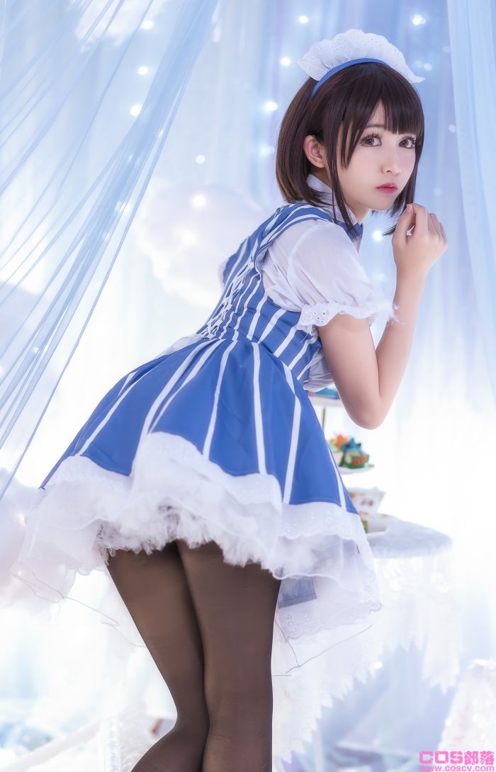 人气动漫Coser@鳗鱼霏儿 - 加藤惠 女仆【19P/176MB】(图2)