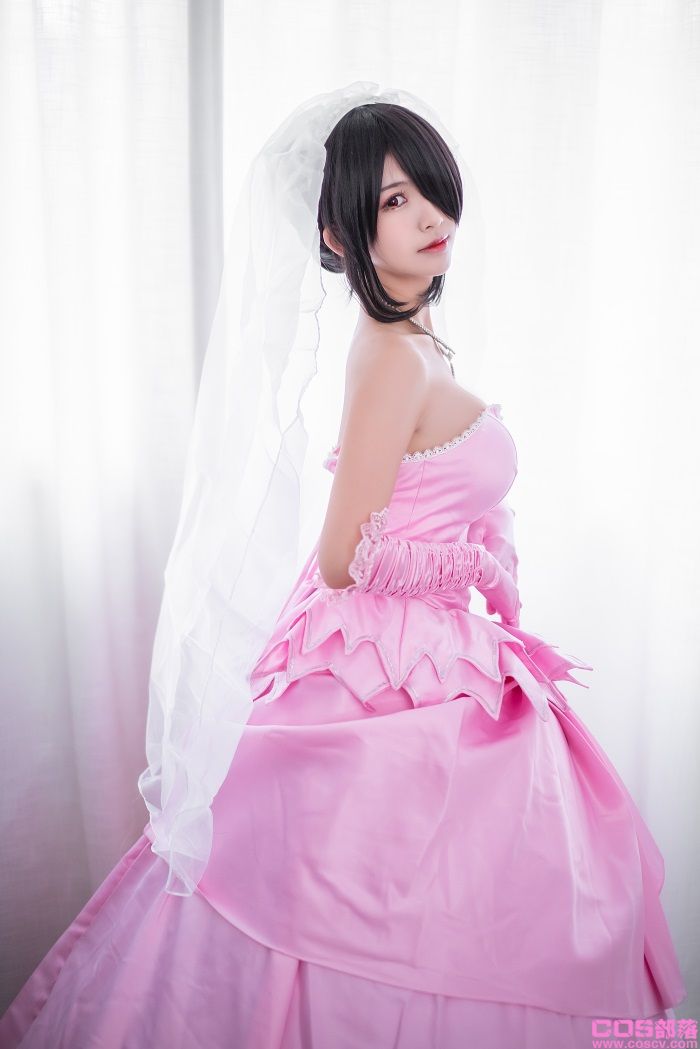 人气动漫Coser@鳗鱼霏儿 - 狂三系列 婚纱【14P/308MB】(图2)