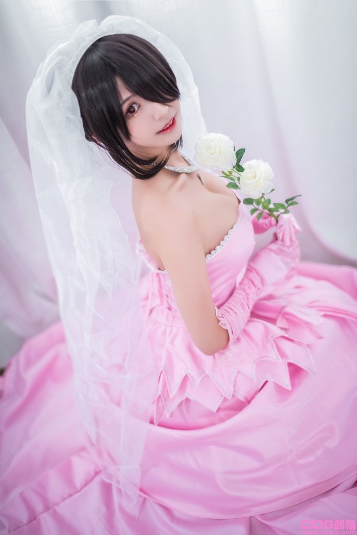 人气动漫Coser@鳗鱼霏儿 - 狂三系列 婚纱【14P/308MB】(图3)