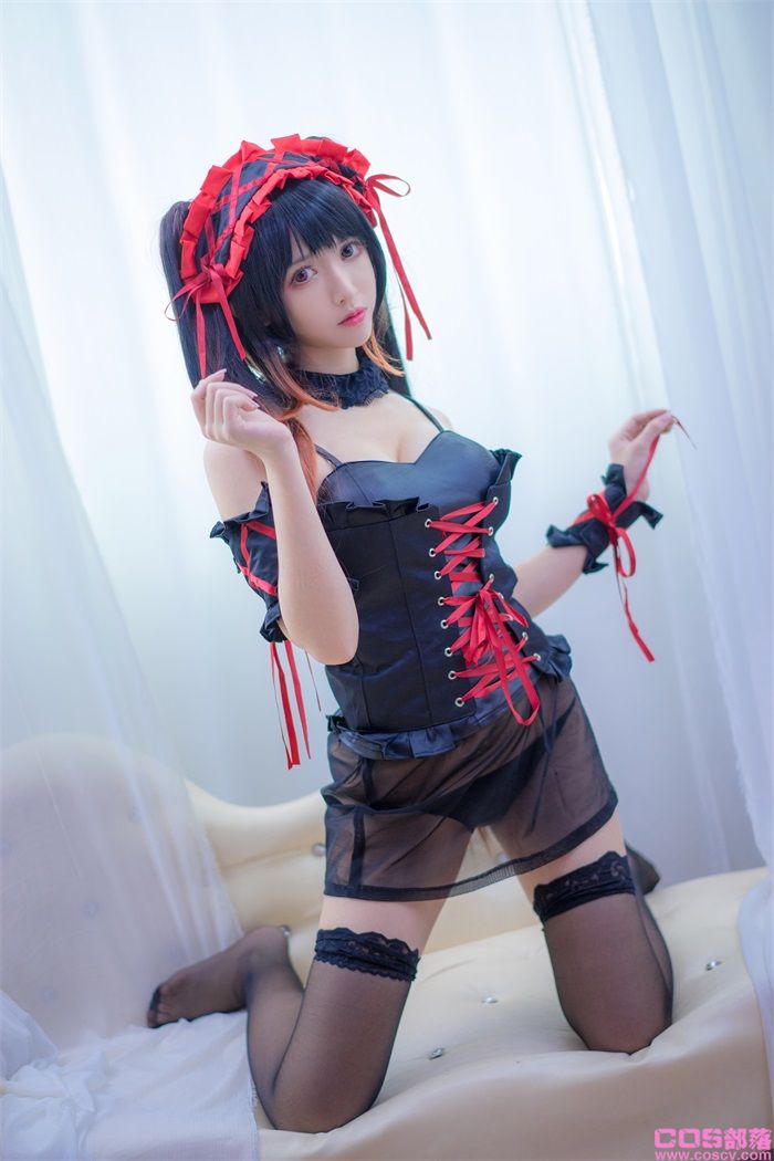 人气动漫Coser@鳗鱼霏儿 - 狂三系列 睡衣【13P/170MB】(图2)