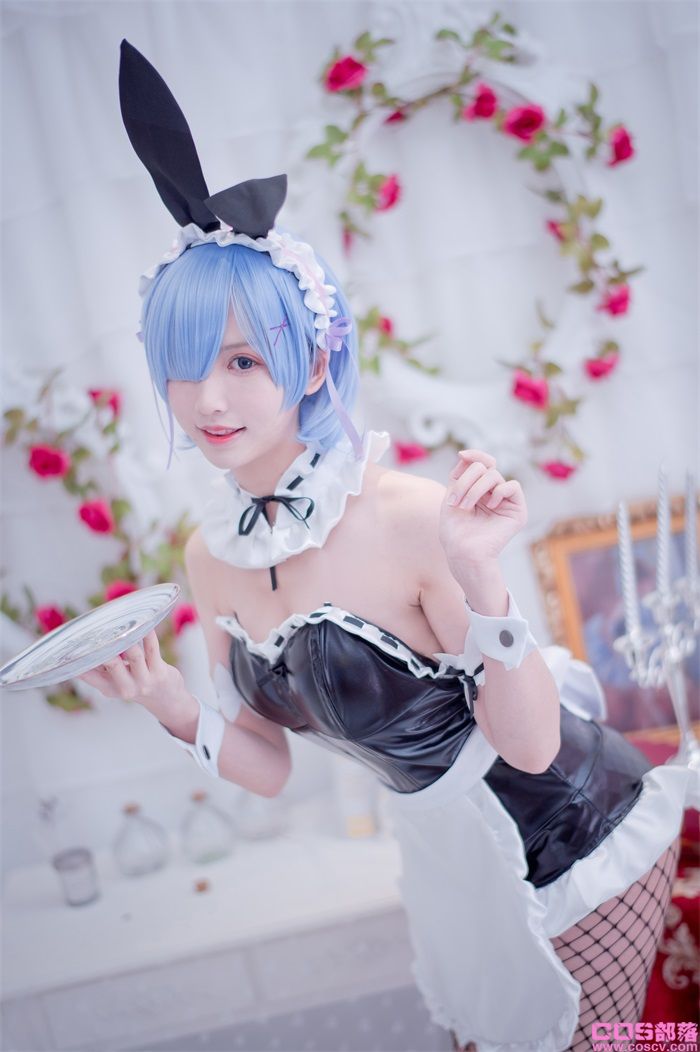 人气动漫Coser@鳗鱼霏儿 - 蕾姆【14P/165MB】(图2)