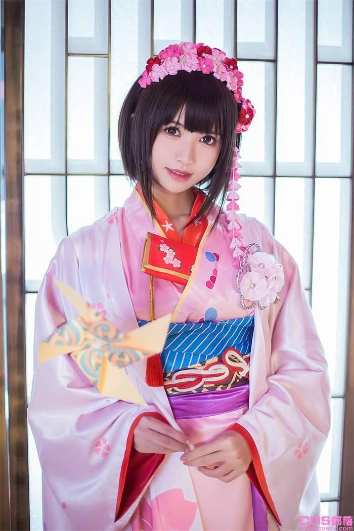 人气动漫Coser@鳗鱼霏儿 圣人惠之和服【12P/232MB】(图2)