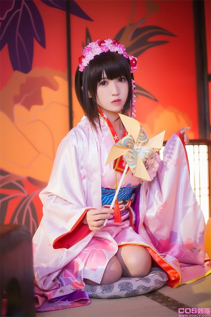 人气动漫Coser@鳗鱼霏儿 圣人惠之和服【12P/232MB】(图3)