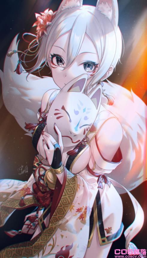 [Pixiv精选]淘气的蓬松♡ 狐狸耳朵插画特辑(图9)