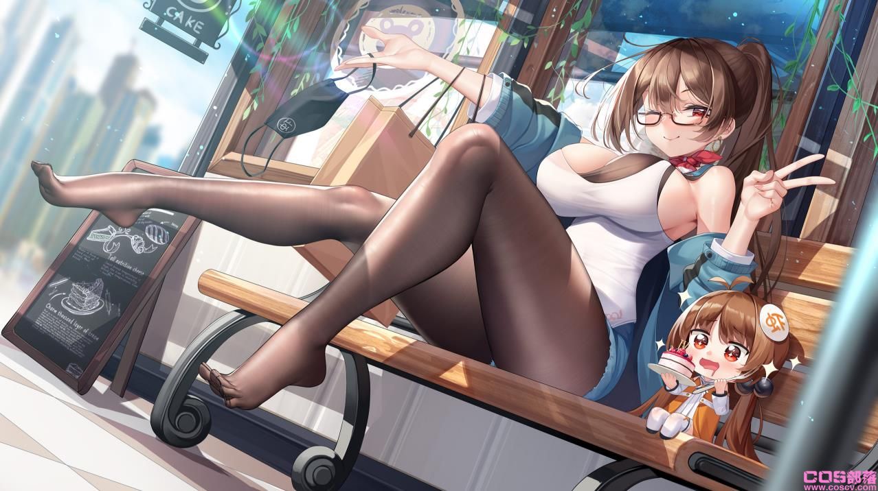 [Pixiv精选]游走于清纯及性感之间。黑裤袜插画特辑(图1)