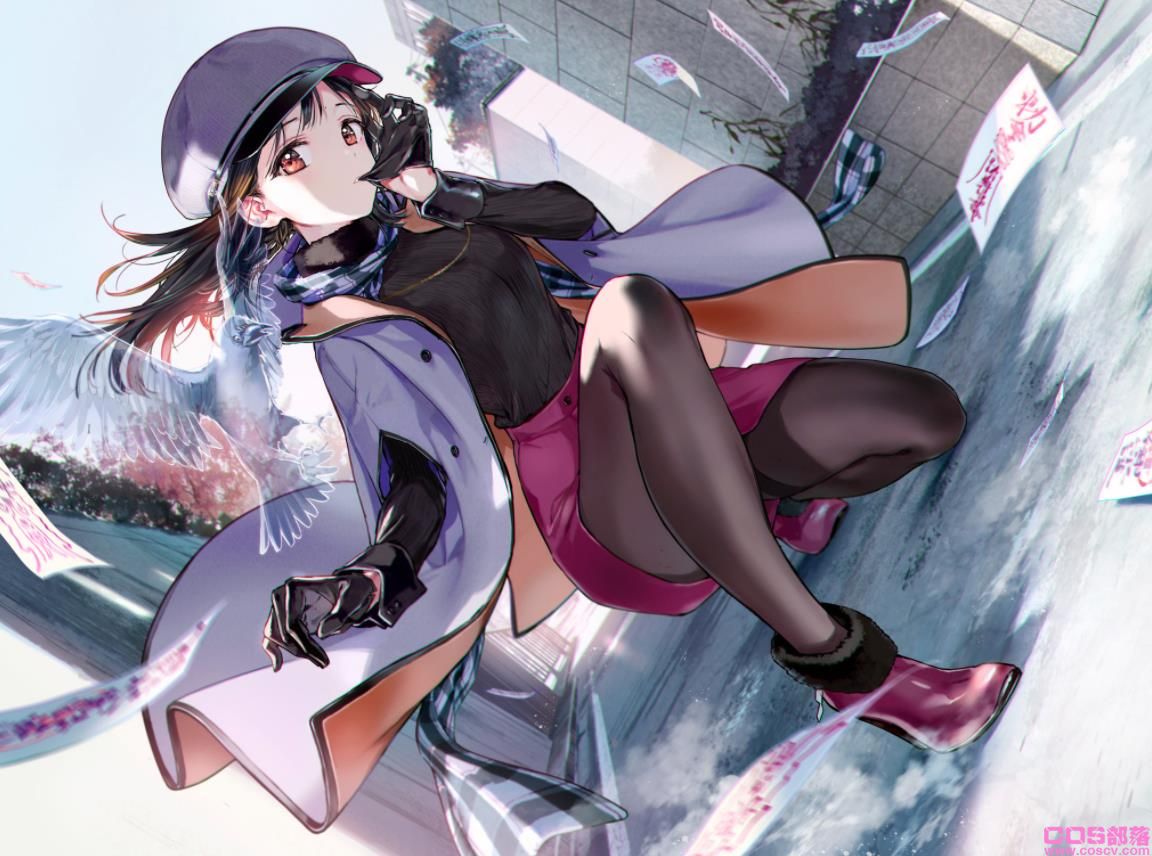 [Pixiv精选]游走于清纯及性感之间。黑裤袜插画特辑(图3)