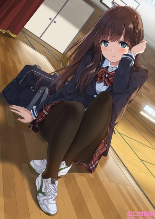 [Pixiv精选]游走于清纯及性感之间。黑裤袜插画特辑(图11)