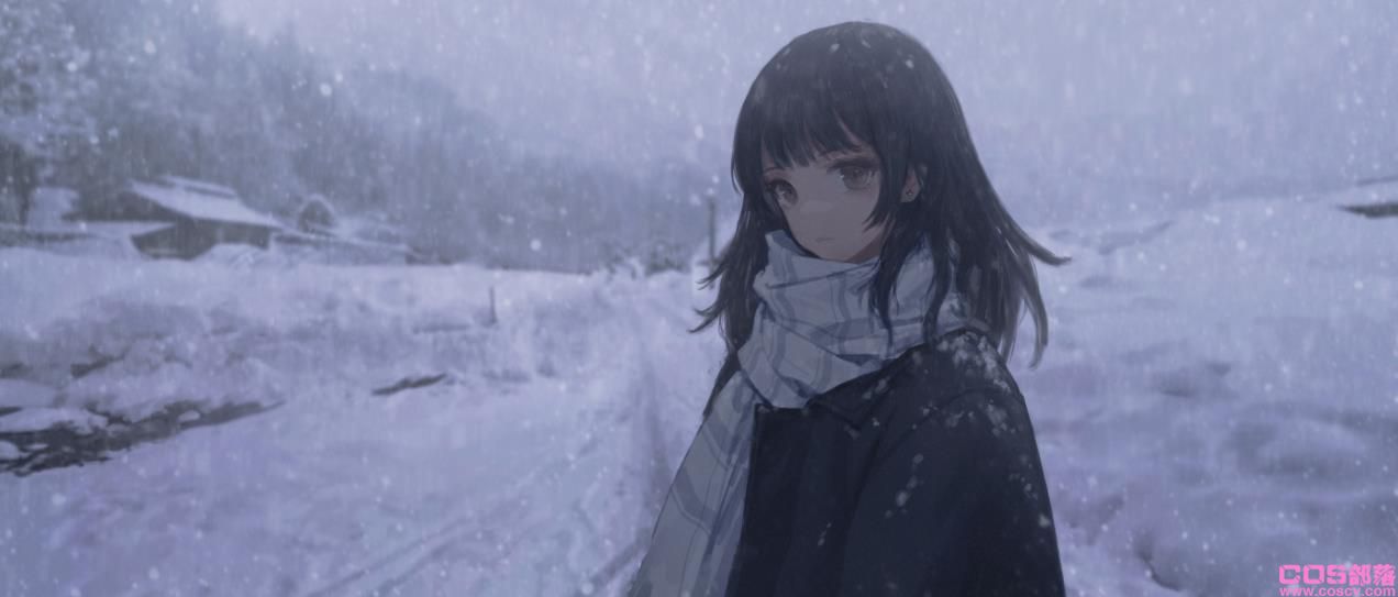 [Pixiv精选]悄然无声的纯白世界。雪景插画特辑(图8)