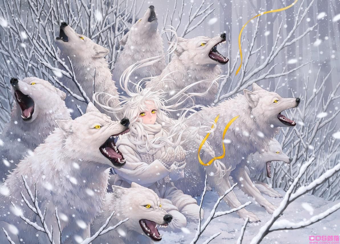 [Pixiv精选]悄然无声的纯白世界。雪景插画特辑(图7)