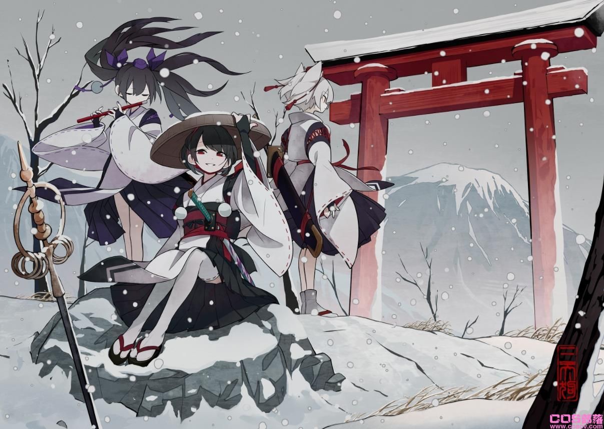 [Pixiv精选]悄然无声的纯白世界。雪景插画特辑(图5)