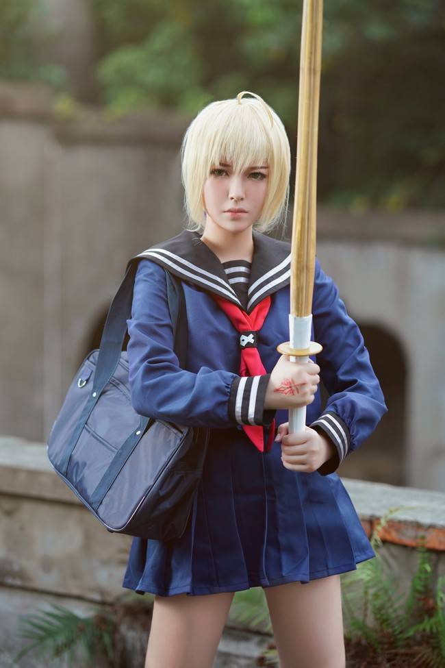 Saber JK制服 水手服 Cn半半子(图1)