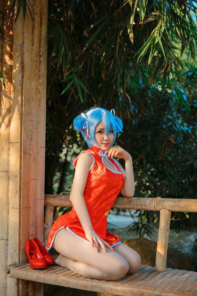 蕾姆红色旗袍 Cn小闻筒子(图2)
