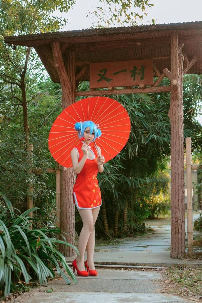 蕾姆红色旗袍 Cn小闻筒子(图3)