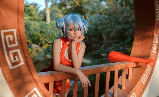 蕾姆红色旗袍 Cn小闻筒子(图5)