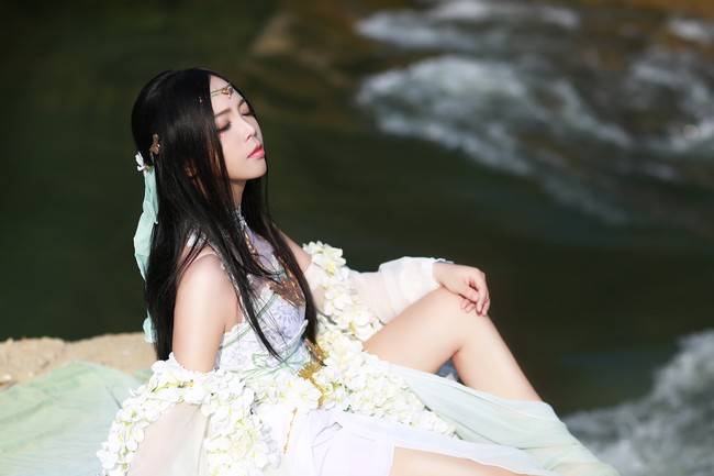 天涯明月刀ol 心王陌上花cosplay n:鹿爷A-Li(图9)