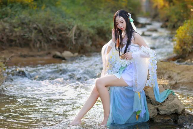 天涯明月刀ol 心王陌上花cosplay n:鹿爷A-Li(图2)