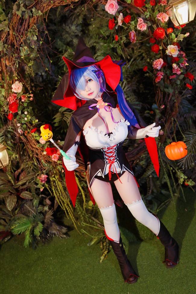 万圣节 蕾姆拉姆cosplay(图1)