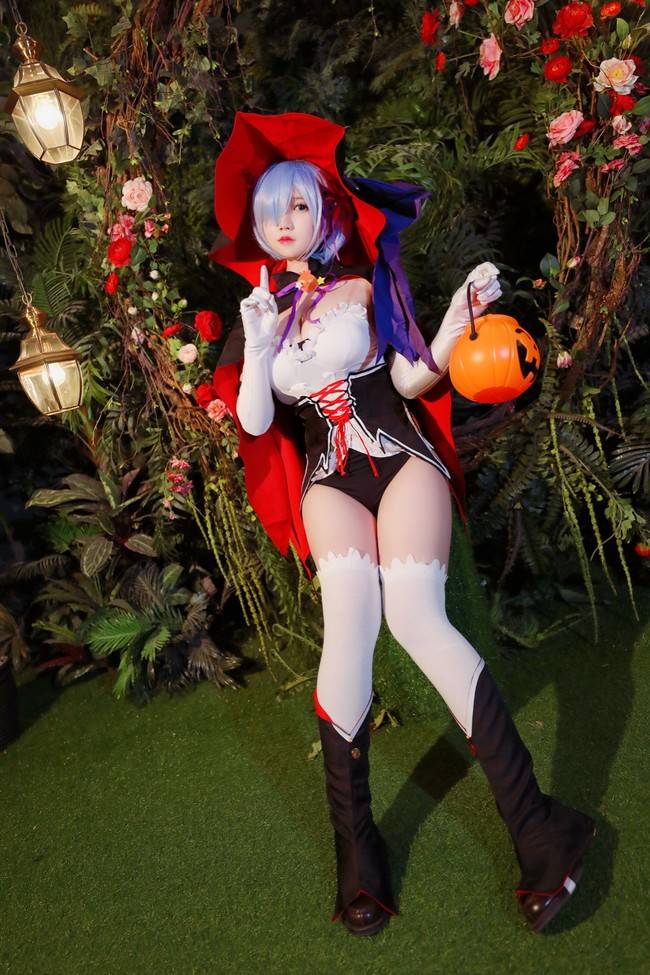 万圣节 蕾姆拉姆cosplay(图4)