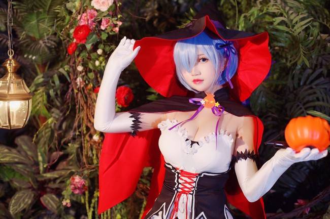 万圣节 蕾姆拉姆cosplay(图6)