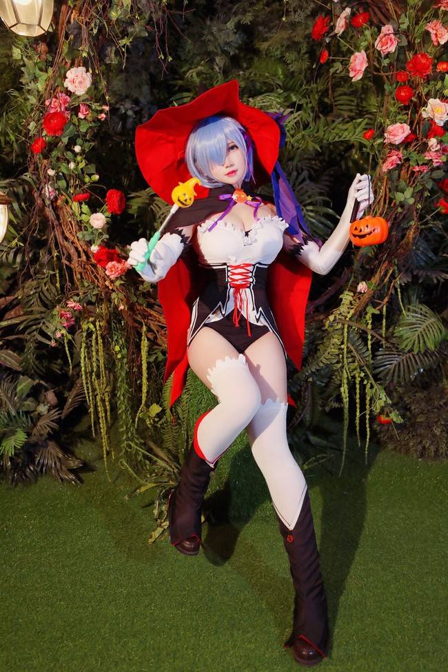 万圣节 蕾姆拉姆cosplay(图2)