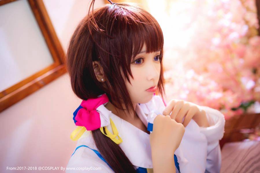 鳗鱼霏儿最新Cos作品雏鹤爱同人制服萝莉写真图片(图4)