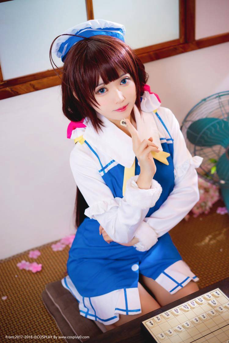 鳗鱼霏儿最新Cos作品雏鹤爱同人制服萝莉写真图片(图6)