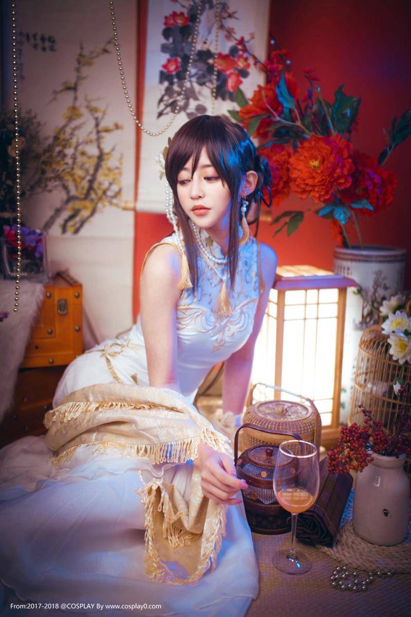旗袍女神奇迹暖暖 御姐范极品尤物Cosplay图片(图2)
