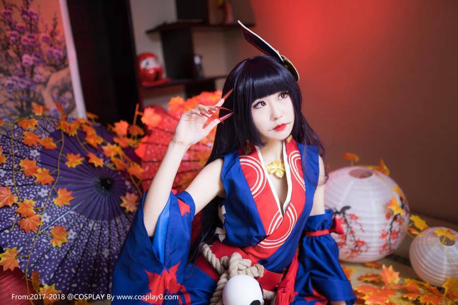 阴阳师红叶女鬼Cosplay图片 御姐美腿诱惑(图11)