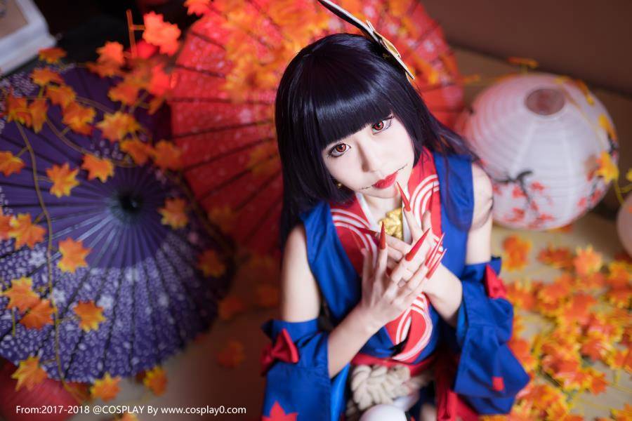 阴阳师红叶女鬼Cosplay图片 御姐美腿诱惑(图10)