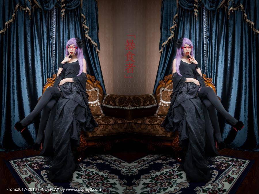 眼镜娘扮演东京食尸鬼神代利世Cosplay(图3)