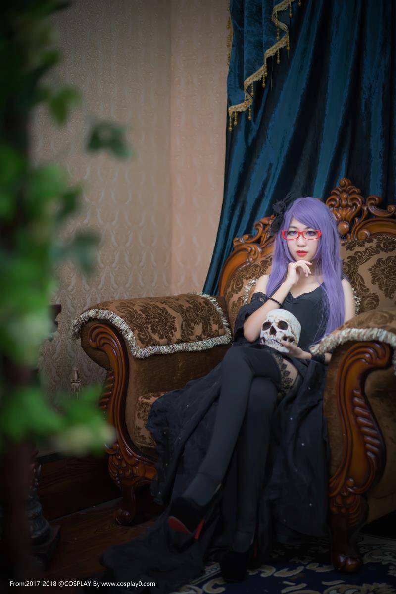 眼镜娘扮演东京食尸鬼神代利世Cosplay(图7)