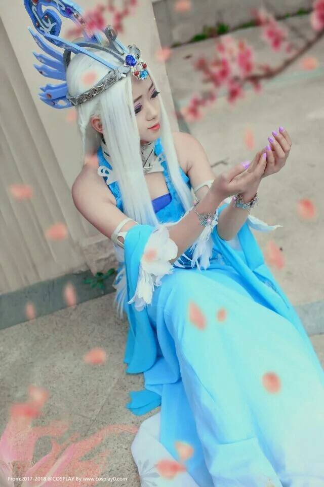国漫秦时明月汉服雪女Cosplay美女古风(图3)