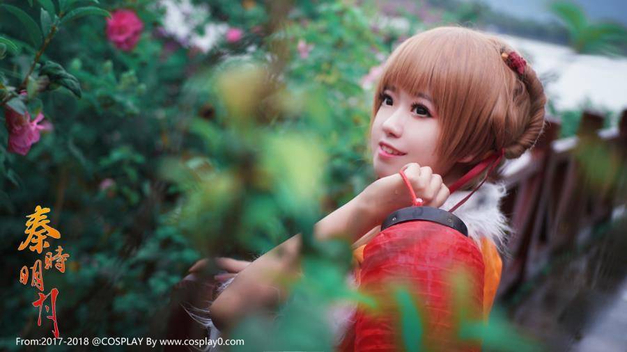 秦时明月墨家小可爱高月Cosplay古风萝莉写真(图3)